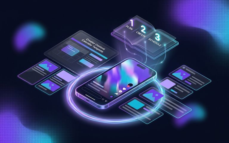 Creator Content Calendar Template